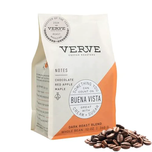 Top-Quality Buena Vista Dark Roast Whole Bean Coffee 12 Ounce Flexible