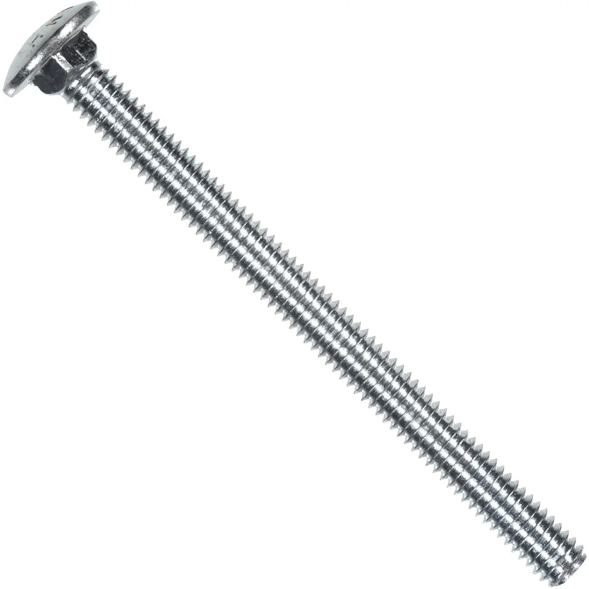 Smart Hillman 3 8 In. x 5 In. Grade 2 Zinc Carriage Bolt 50 Ct. Authentic