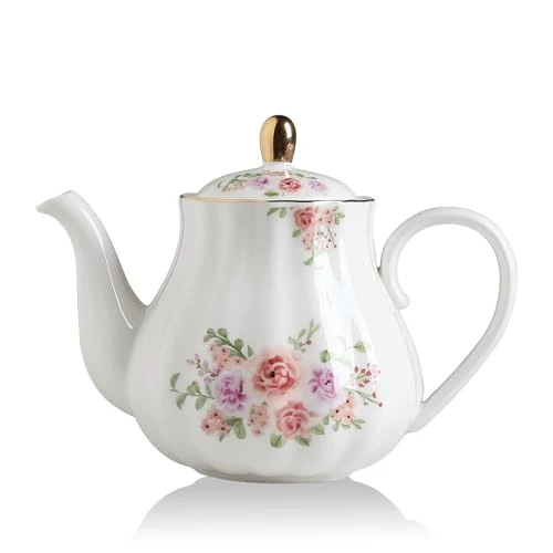 Green Sweejar 28FLOZ Royal Teapot with Infuser Traditional