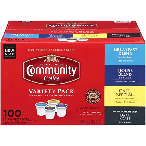 Practical Variety Pack 100 Count Coffee Pods Original