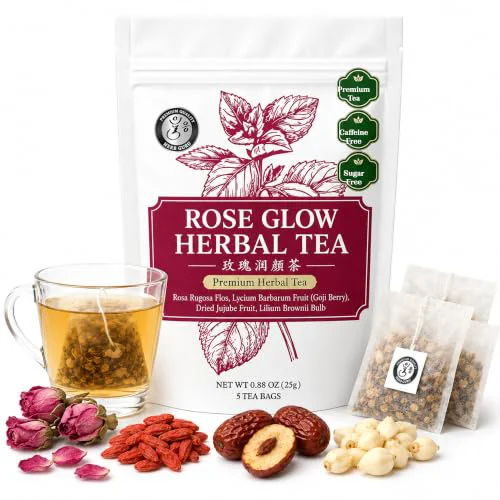 Superior Beauty Glow Stress Relief Relaxation Traditional Chinese Herbal Tea for Modern Wellness Solid