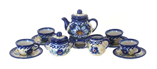 Clean Blue Rose Polish Pottery 4 Fl Oz Premium Material