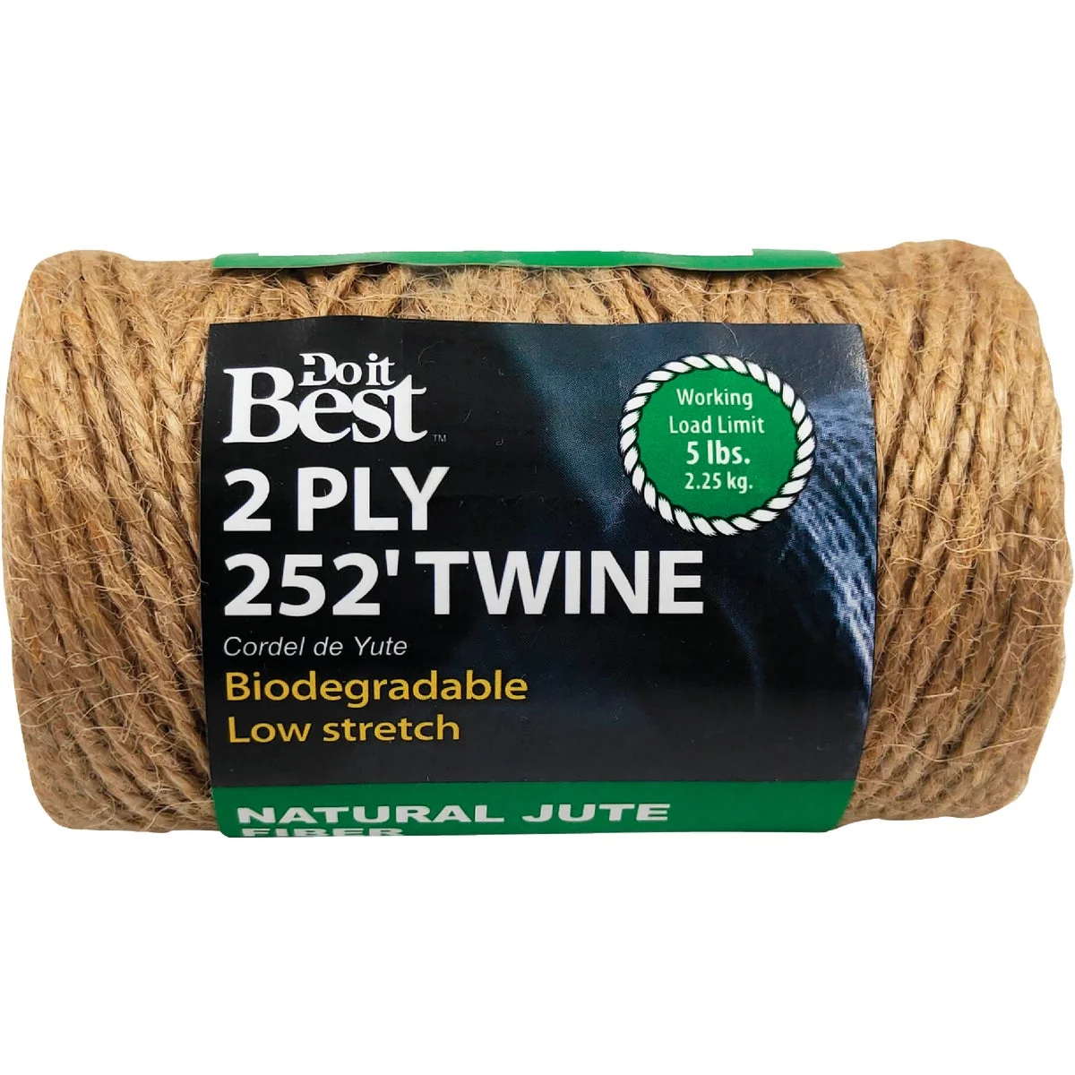 Effective Do it 2-Ply x 252 Ft. Brown Jute Biodegradable Twine Healthy