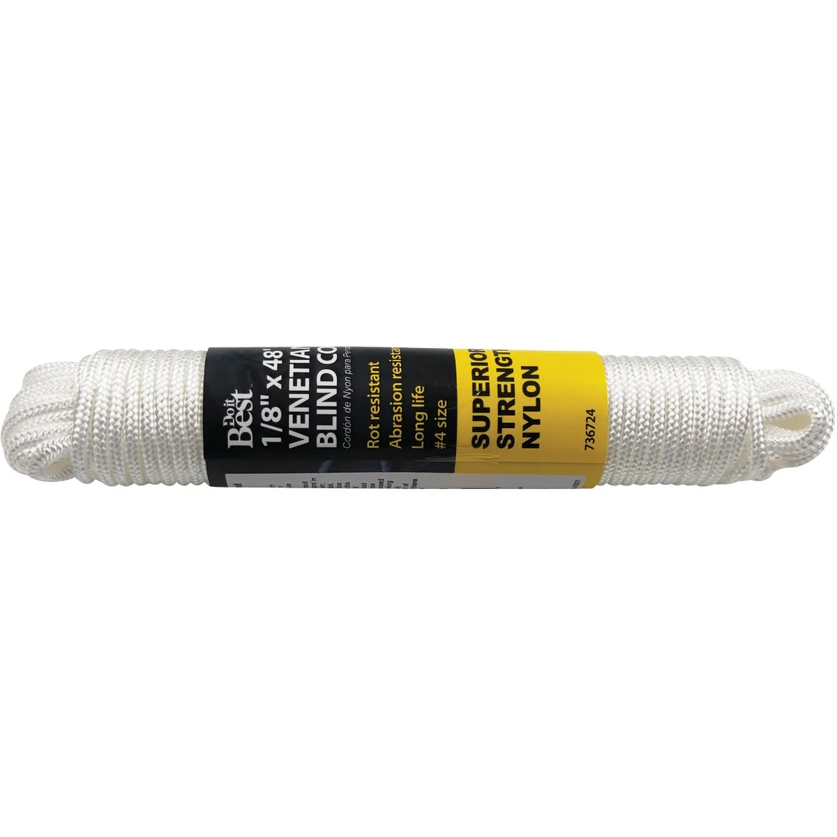 Classic Do it 48 Ft. L. x 1 8 In. Diameter Nylon Venetian Blind Cord Versatile