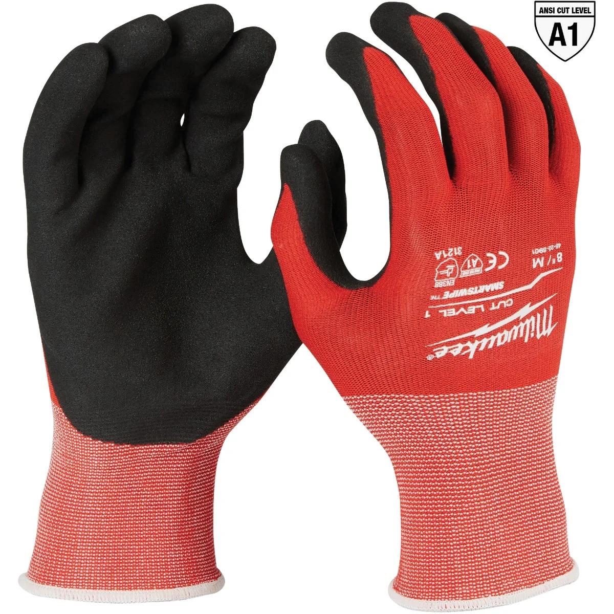 Comfortable Milwaukee Unisex Medium Cut 1 Dipped Work Glove Fine