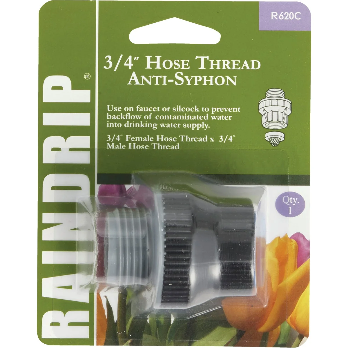 Exceptional Raindrip 3 4 In. Hose Hose Anti-Siphon Secure