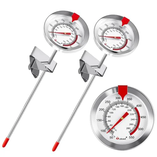 Verified Candy Thermometer Waterproof IP67 2 Count Long-Lasting