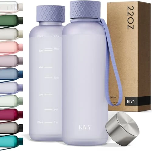 Casual Slim Water Bottle 22oz Tritan Efficient