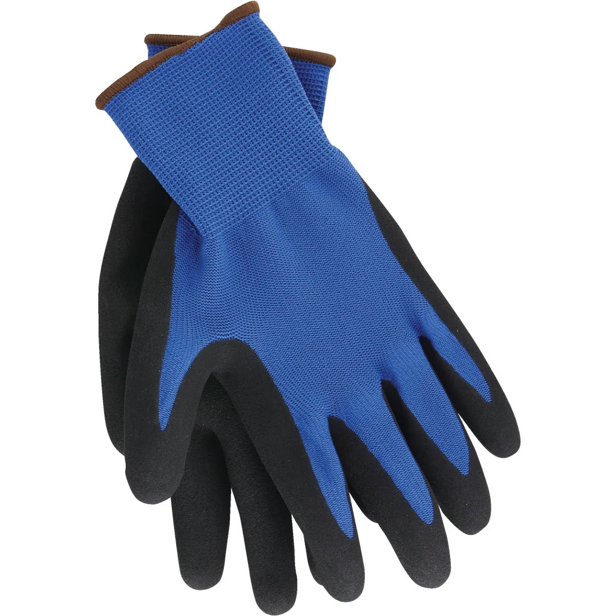 Stylish Do it Men's XL Grip Latex Coated Glove Blue Fine