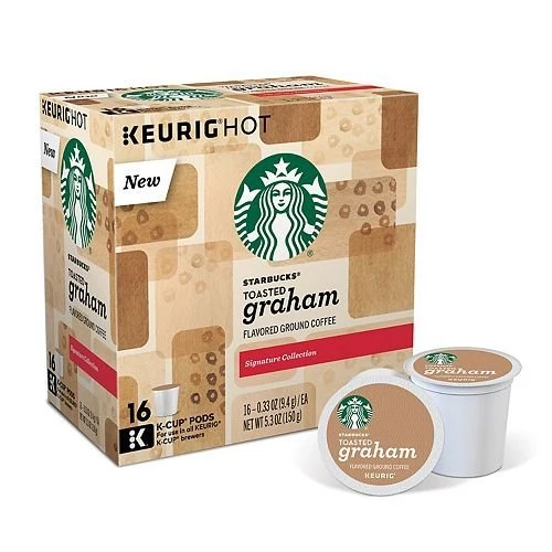Reliable Coffee Toasted Graham 16 Count Single Cup Pods Fast