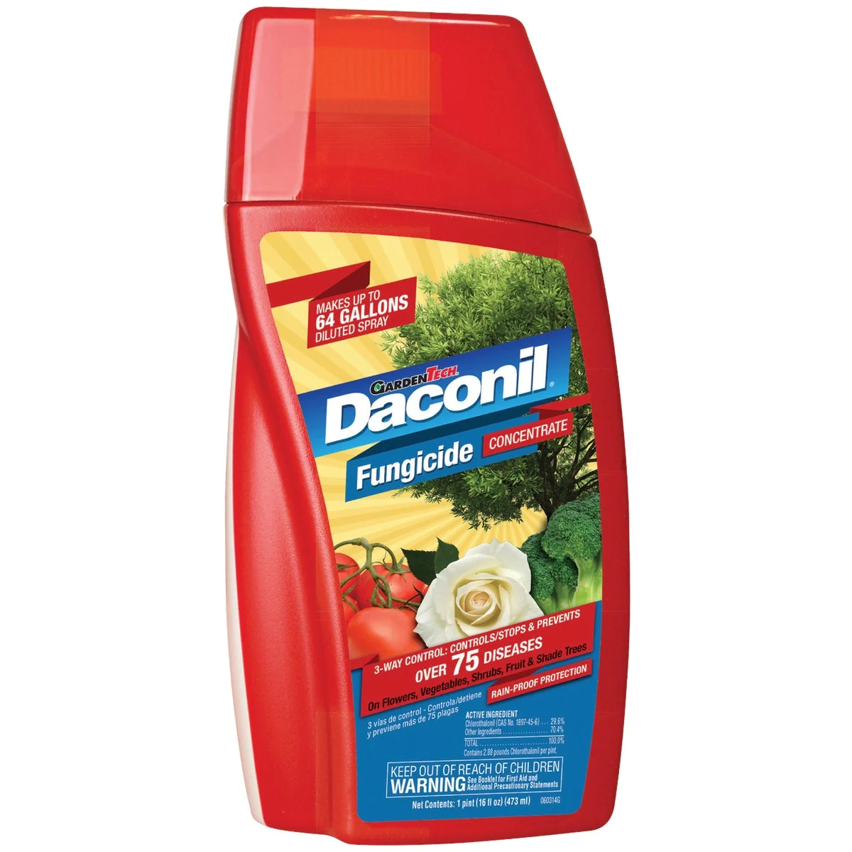 Organic Daconil 16 Oz. Liquid Concentrate Fungicide Flexible
