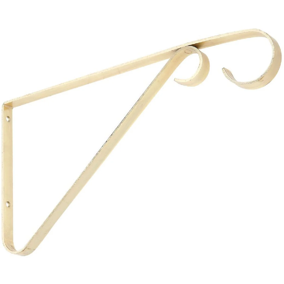 Quality National 6 In. Brass Steel Hanging Plant Bracket Recyclable