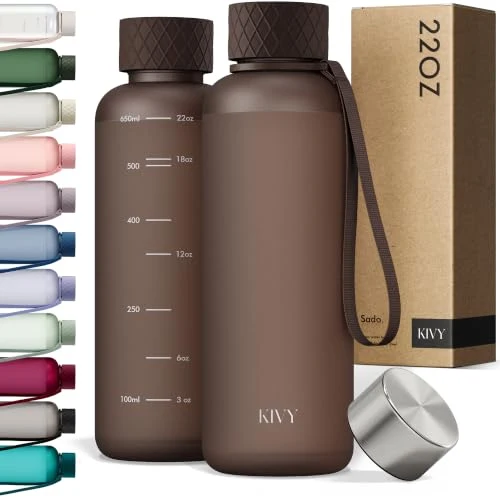 Comfortable Slim Water Bottle 22oz Tritan Lightweight
