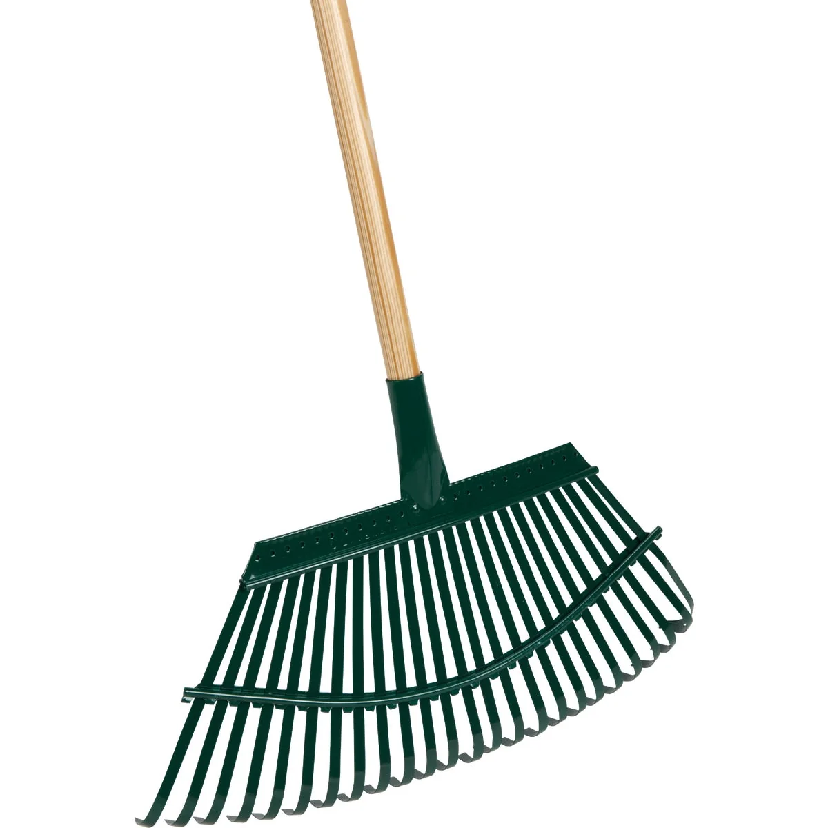 Sophisticated Flexrake 19 In. Steel Leaf Rake 25-Tine Reliable