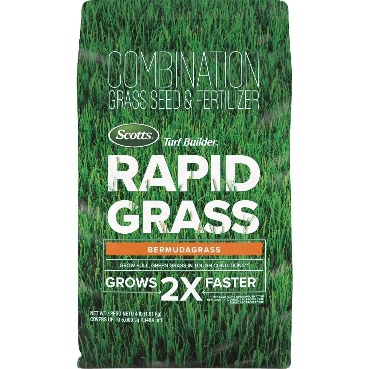 Fast Scotts Turf Builder Rapid Grass 4 Lb. Bermudagrass Seed Crafted