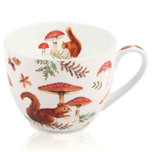 Environmentally Friendly Autumn Squirrel Hug Mug High-Performance