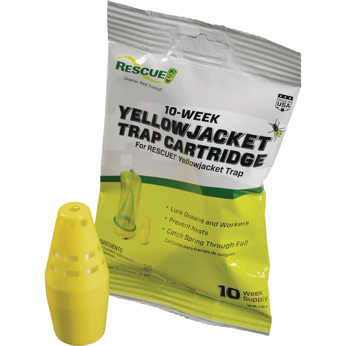 Responsible Rescue 0.44 Oz. Liquid Outdoor Yellow Jacket Bait Cartridge Powerful