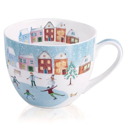 Efficient Christmas Skating Mug Contemporary