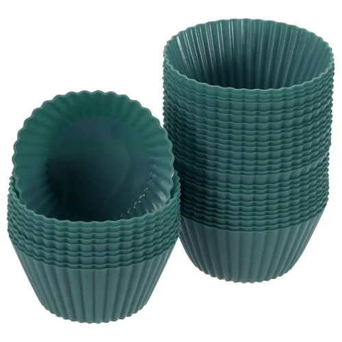 Certified 36Pcs Silicone Cupcake Liners Premium Material