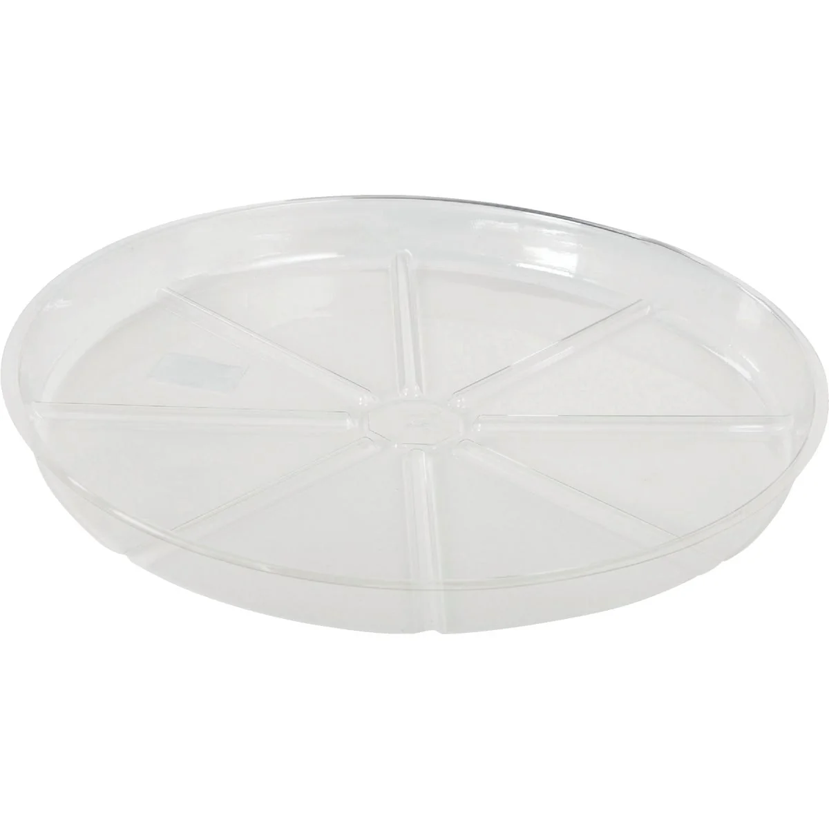 Relaxed Garden 14 In. Clear Vinyl Flower Pot Saucer Durable