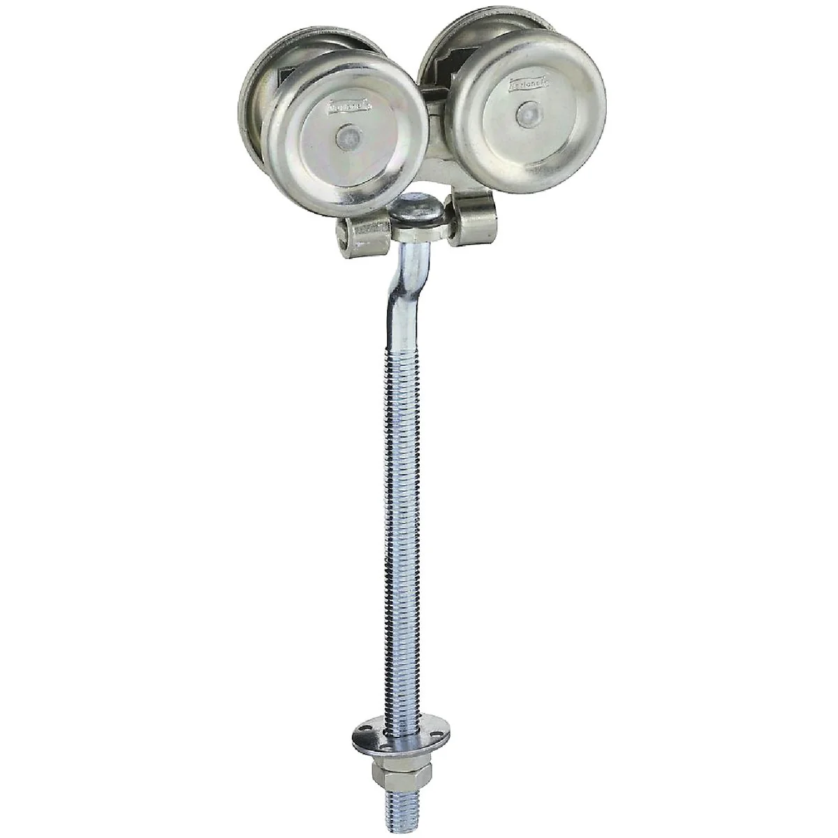 Versatile National 5022 Zinc-Plated Box Rail Offset Bolt Barn Door Hanger Fast