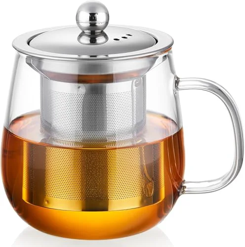 Selected Glass Tea Cup with Infuser and Lid Elite