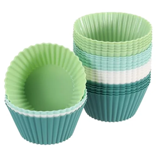 Classic 24Pcs Silicone Cupcake Liners Responsible