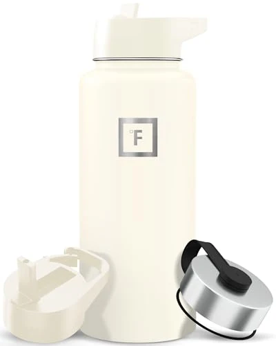 High-Quality 32 oz Wide Mouth Water Bottle with 3 Lids Exceptional