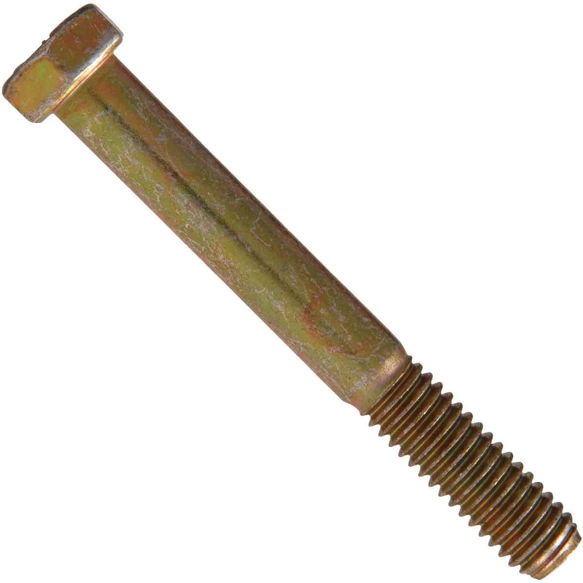 Authentic Hillman 3 8 In. x 2-1 2 In. Grade 8 Yellow Dichromate Hex Head Cap Screw 50 Ct. Organic