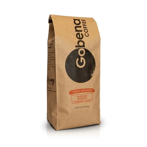 Clean Coffee 2lb Tanzanian Peaberry Ground Medium Roast 32 Ounce Modern