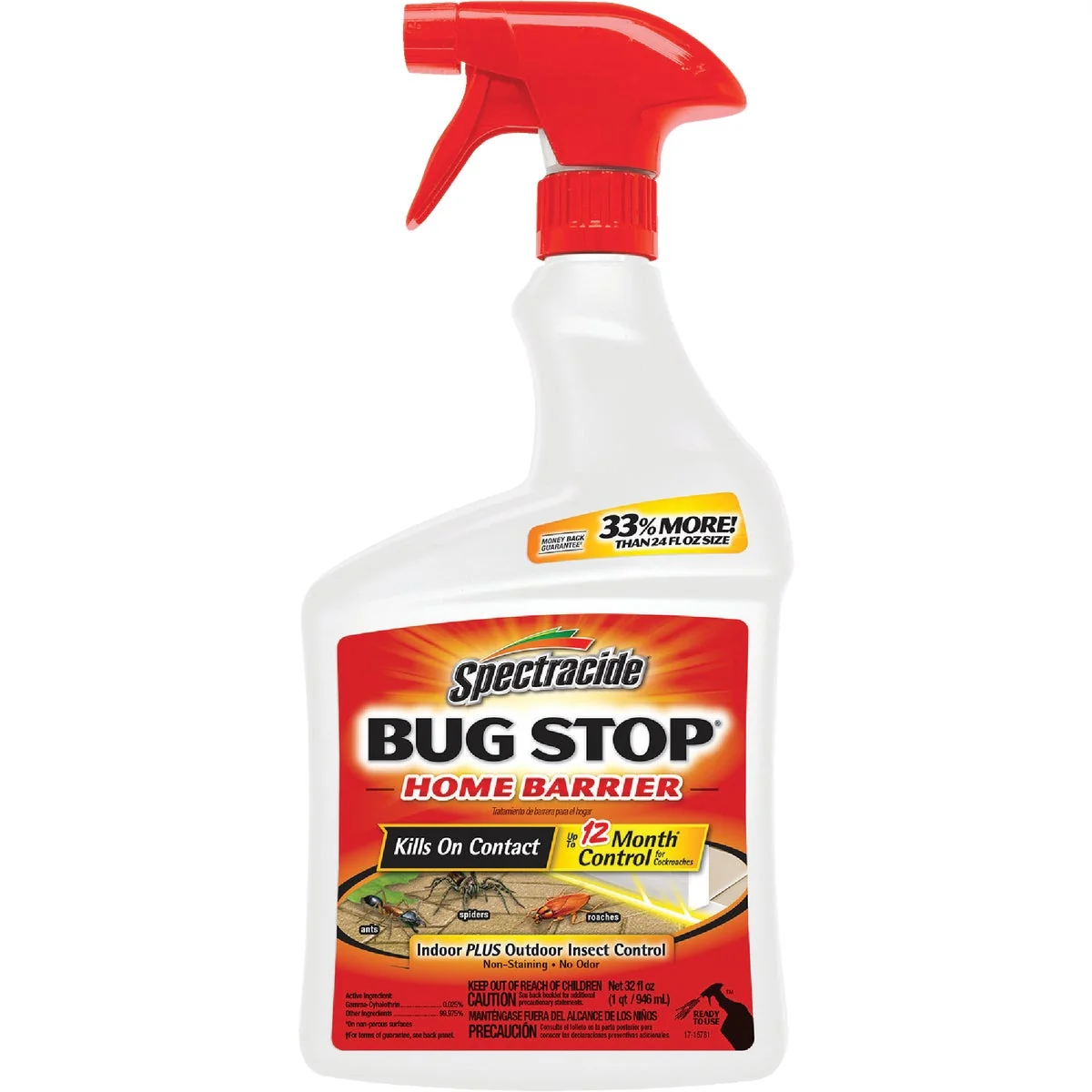 Minimalist Spectracide Bug Stop Home Barrier 32 Oz. Ready To Use Trigger Spray Insect Killer Healthy