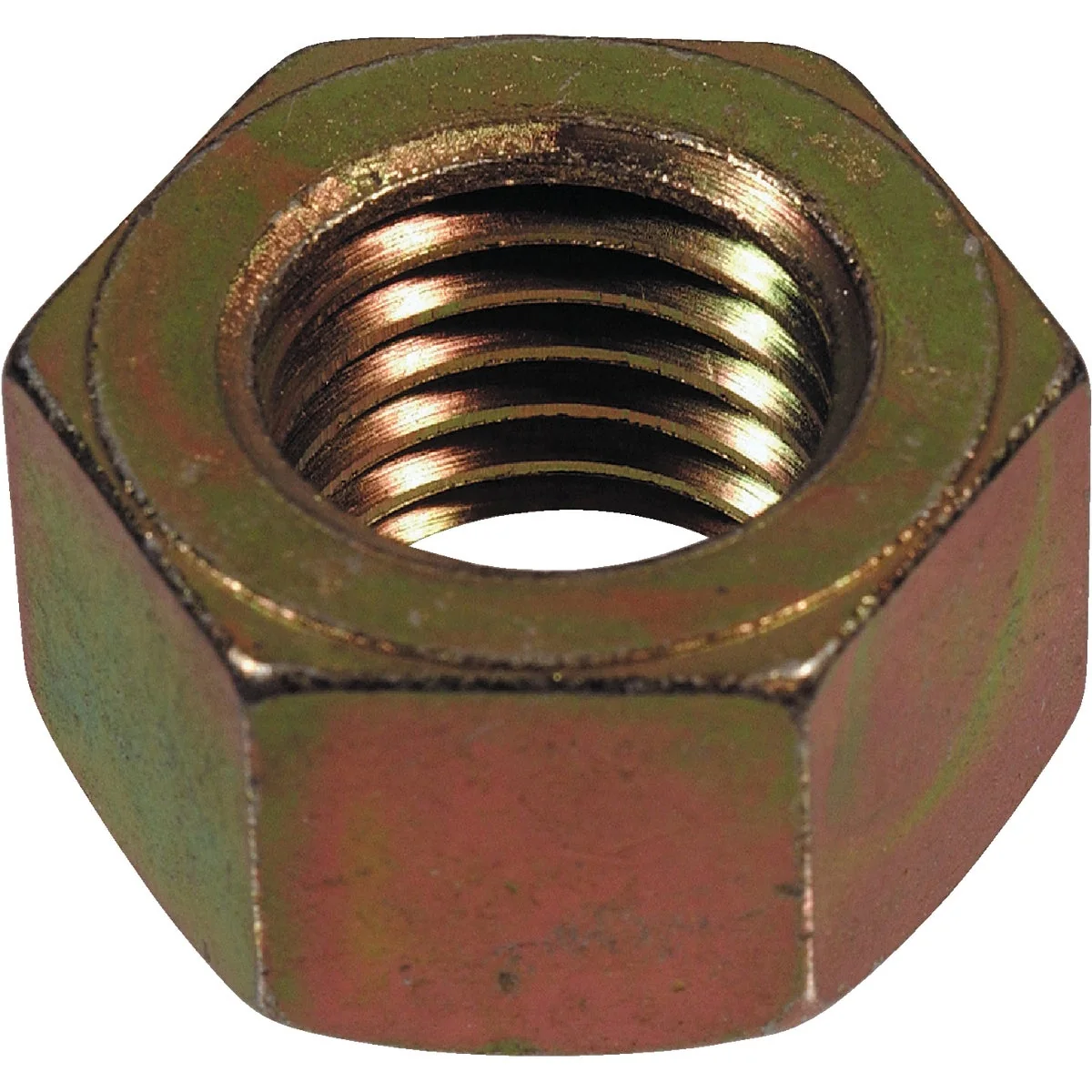 Enhanced Hillman 1 2 In. 13 tpi Grade 8 Yellow Dichromate Hex Nuts 50 Ct. Advanced