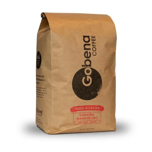 Advanced Coffee 5lb Sumatra Mandheling Grade 1 Ground Fresh Roasted 80 Ounce Powerful