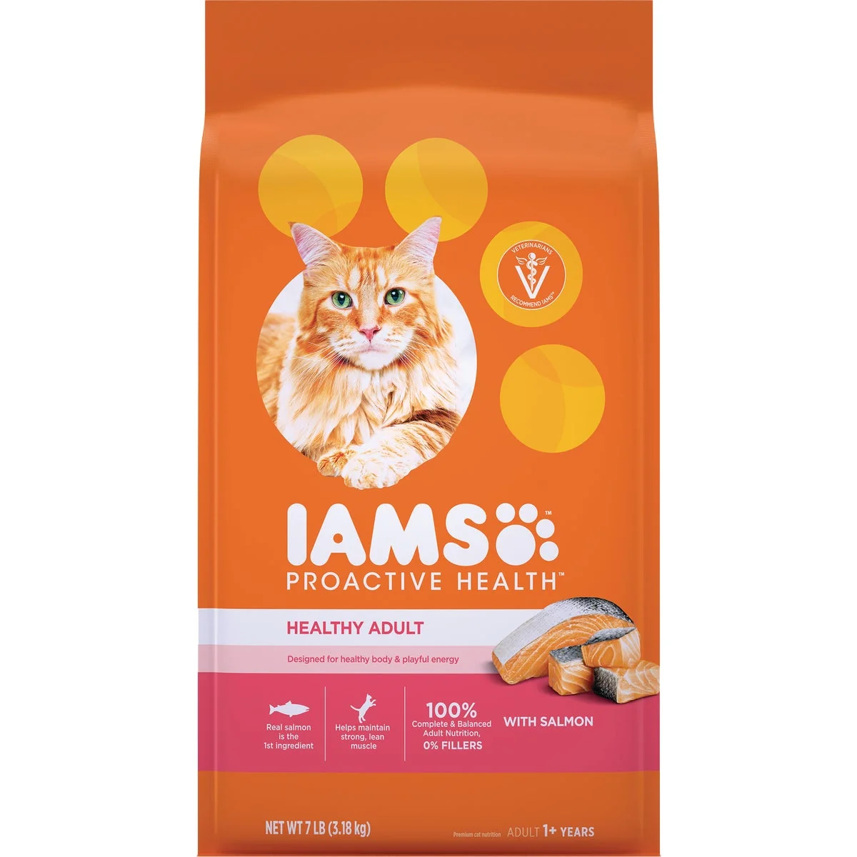 Eco-Friendly Iams Proactive Health 7 Lb. Salmon Tuna Flavor Adult Dry Cat Food Elite