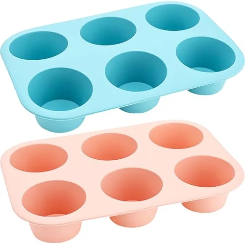 Consistent 6 Cups Silicone Mini Muffin Pan Set Quality