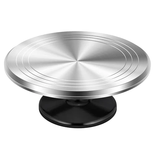Eco-Friendly Aluminum Cake Stand Turntable for Party Consistent