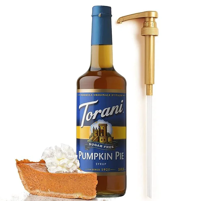 Safe Syrup Pump Dispenser Torani® Sugar Pumpkin Pie Syrup 25.4 Fl Oz Trendy