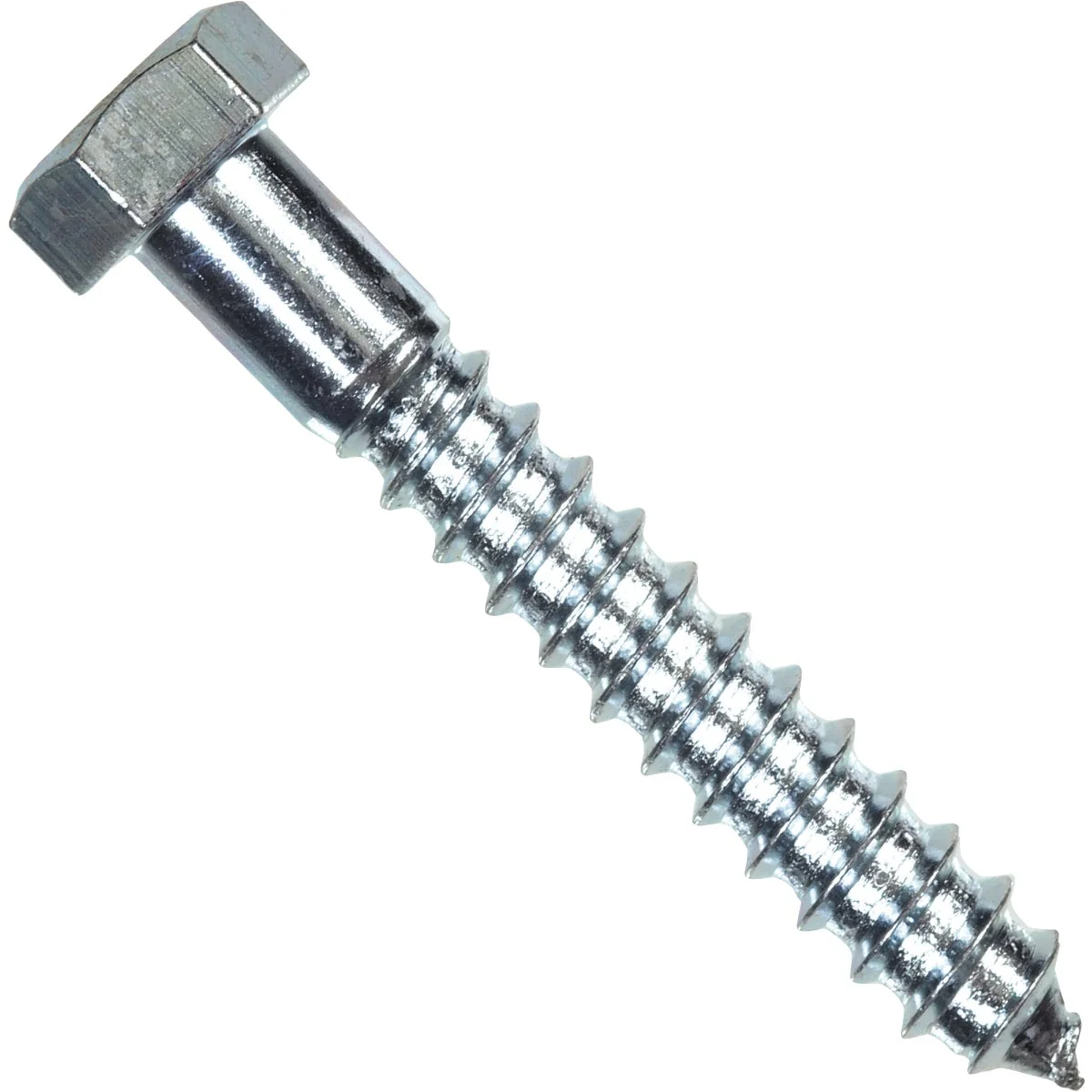 Smooth Hillman 1 4 In. x 6 In. Zinc Hex Lag Screw 100 Ct. Flexible