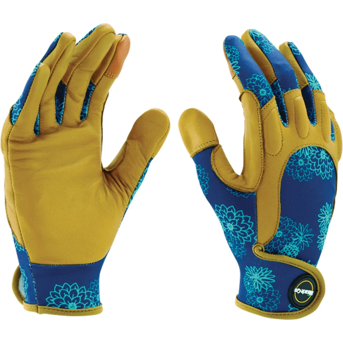 Contemporary -Gro Women's Medium Large Leather Floral High Dexterity Garden Glove Selected