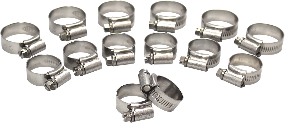 Safe MOOSE RACING Radiator Hose Clamp Kit - Honda CKHON81 Unique