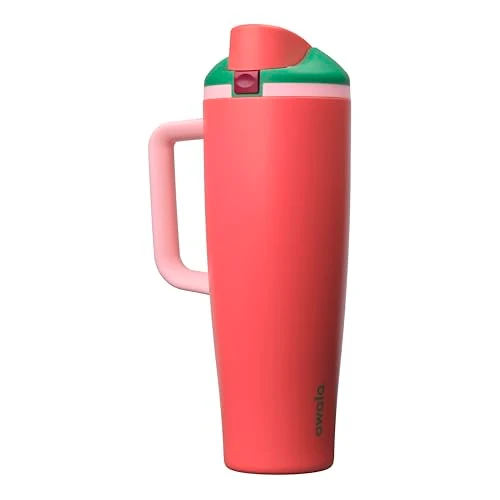 Elite Sip Tumbler Stainless Steel Water Bottle 40 oz Strawberry Fields Reliable