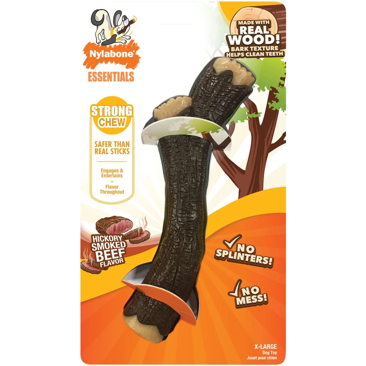 Environmentally Friendly Nylabone Essentials Strong Chew Stick Extra Large Dog Toy Responsible