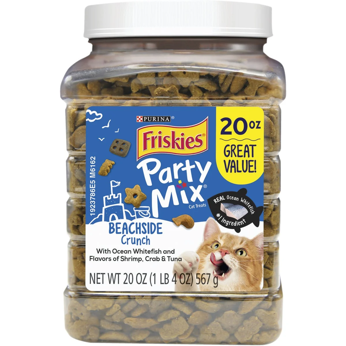 Secure Purina Party Mix Beachside-Shrimp Crab Tuna 20 Oz. Cat Treat Premium Material