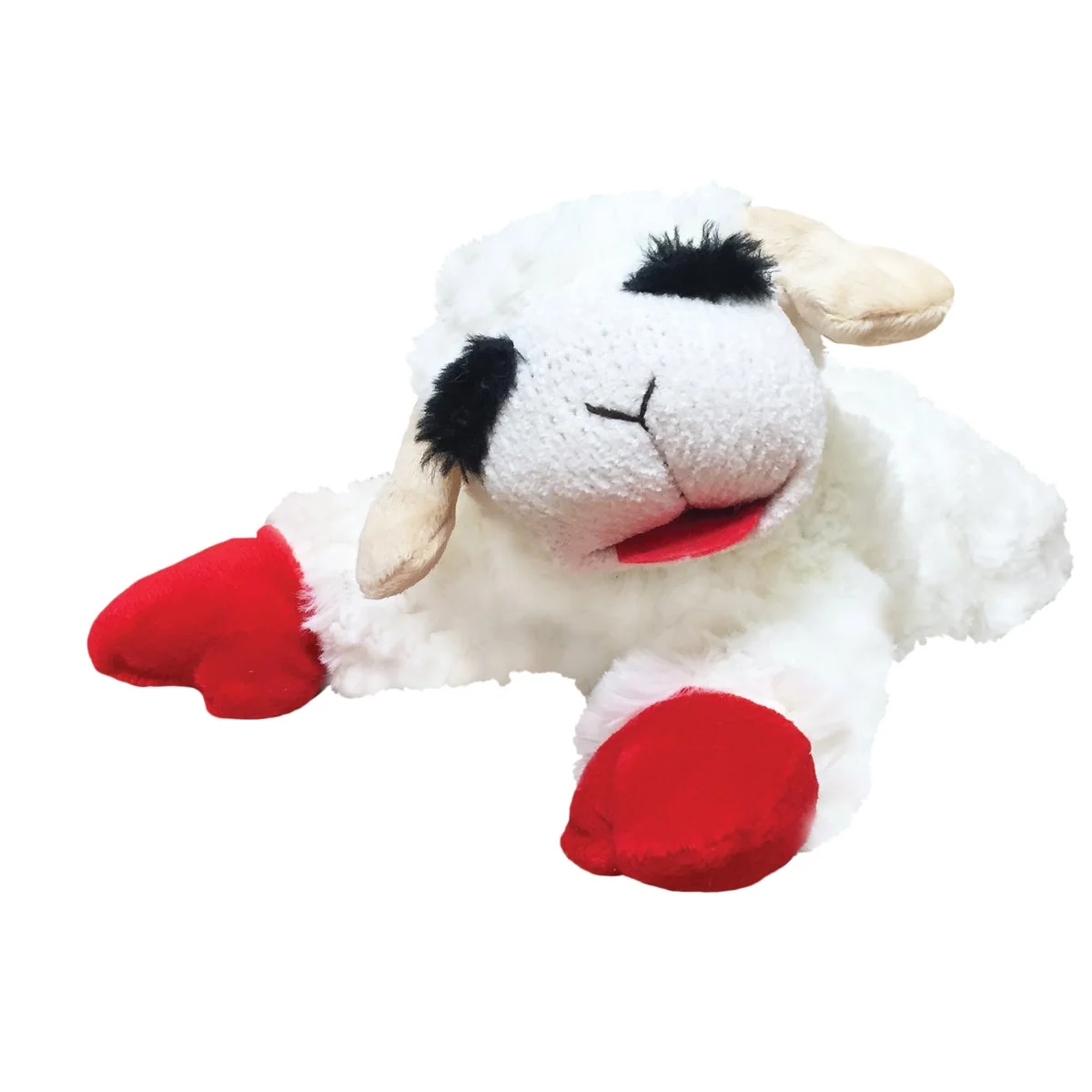 Prestigious Multipet 10.5 In. Plush Lamb Chop Dog Toy Classic