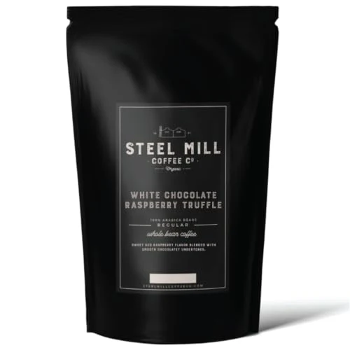 Environmentally Friendly White Chocolate Raspberry Truffle Whole Bean 32 Ounce Versatile
