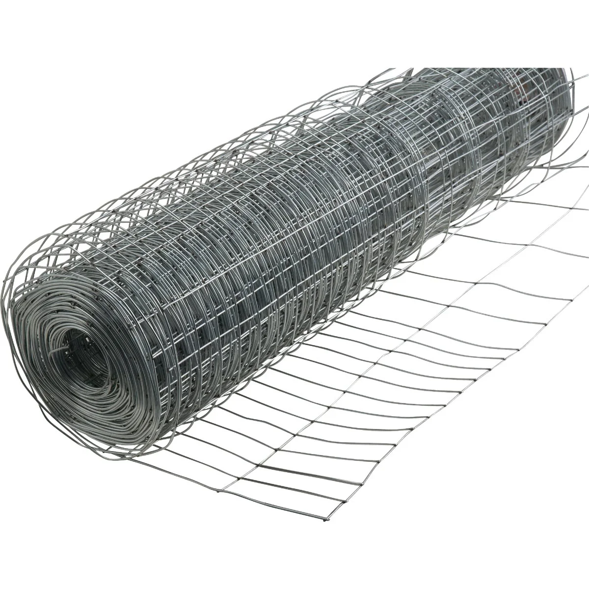 Casual Rabbit Guard 28 In. H. x 50 Ft. L. Galvanized Wire Garden Fence Silver Authentic