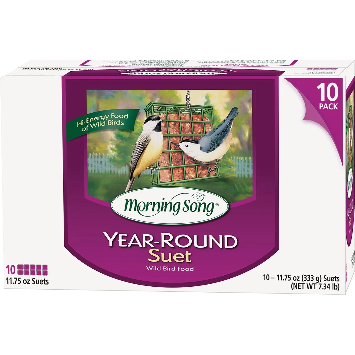 Durable Morning Song Year Round Value Pack Suet 10-Pack Smooth