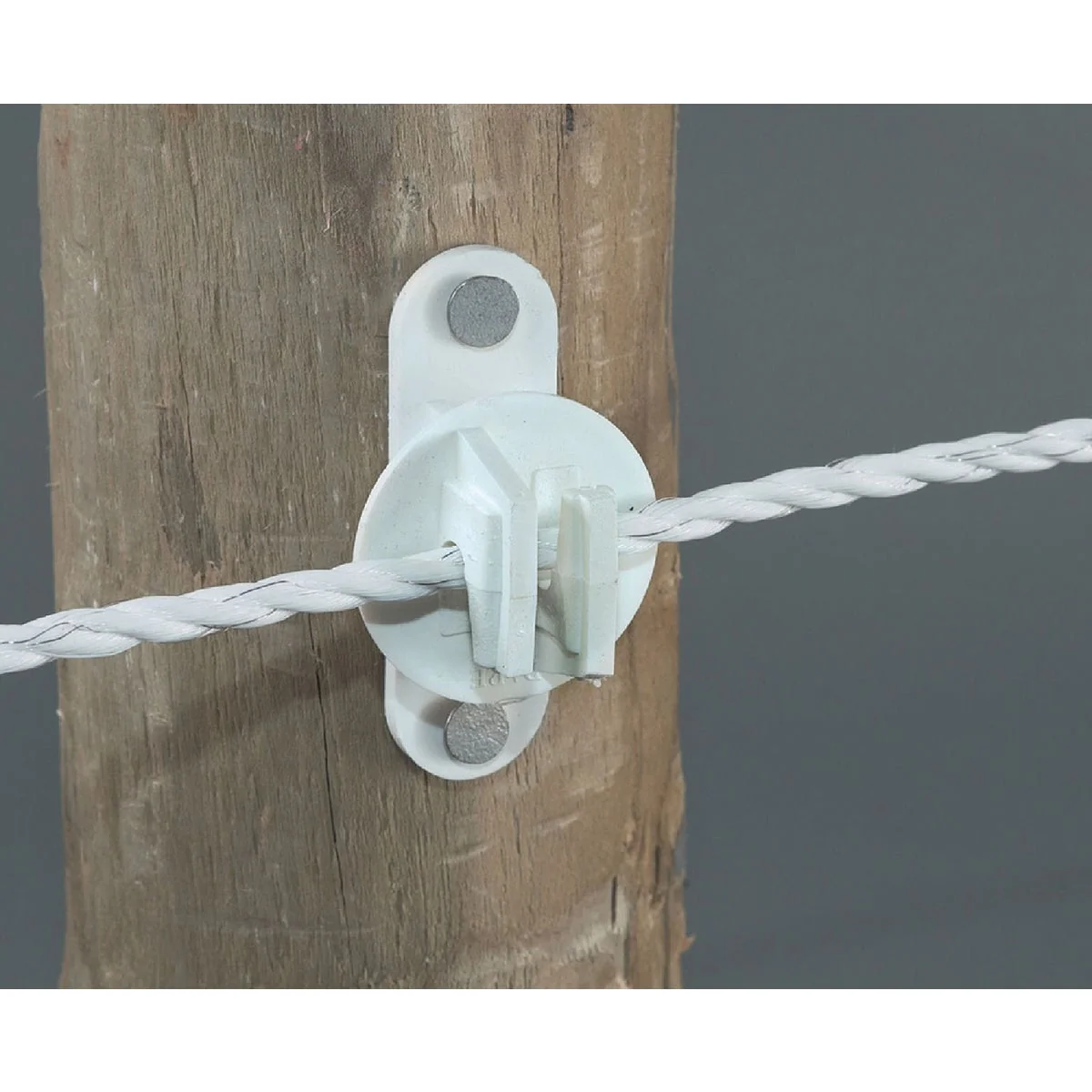 Easy-to-Use Dare Nail-On White Polyethylene Electric Fence Insulator 25-Pack Long-Lasting