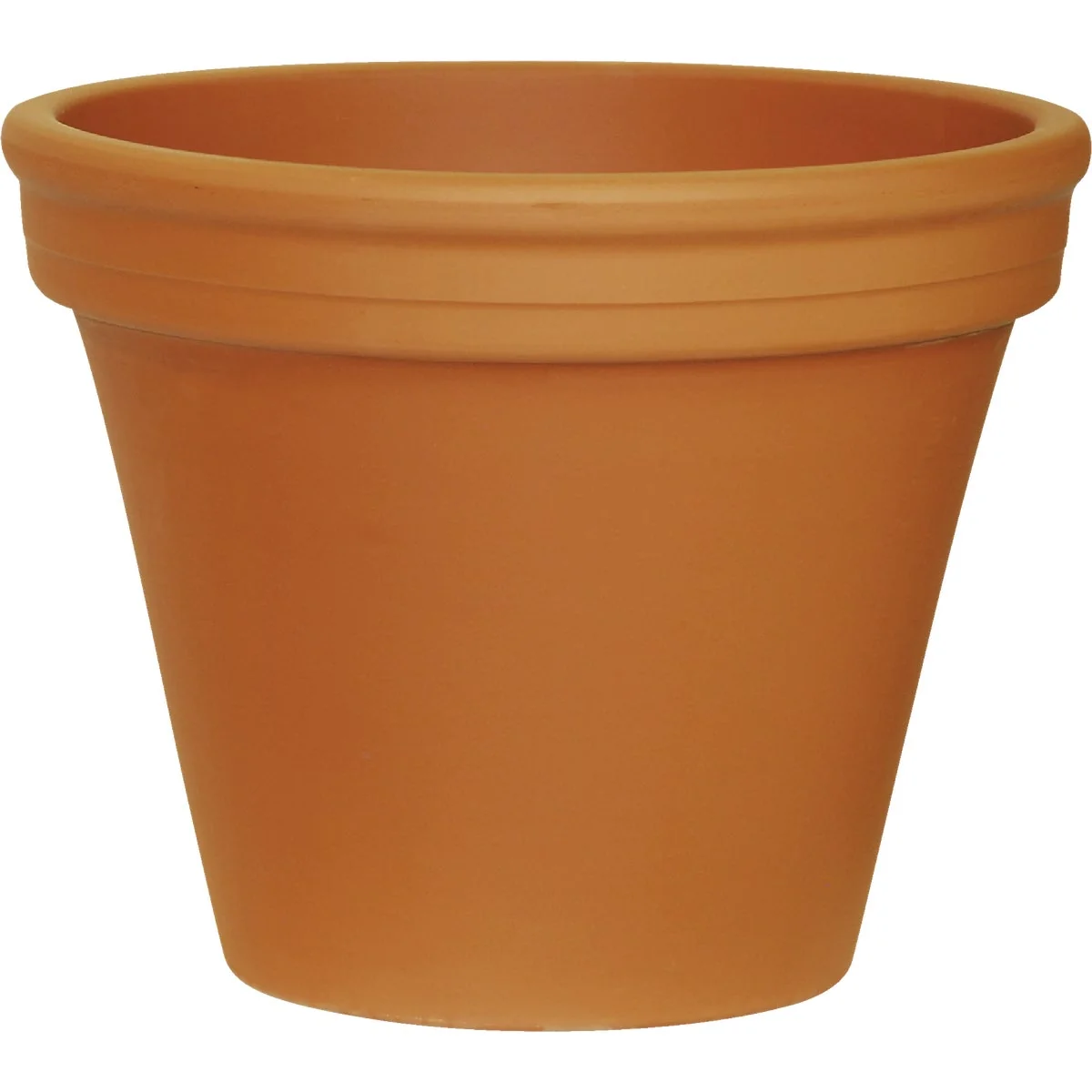 Modern Ceramo 9-3 4 In. H. x 12-1 4 In. Dia. Terracotta Clay Standard Flower Pot Specialty