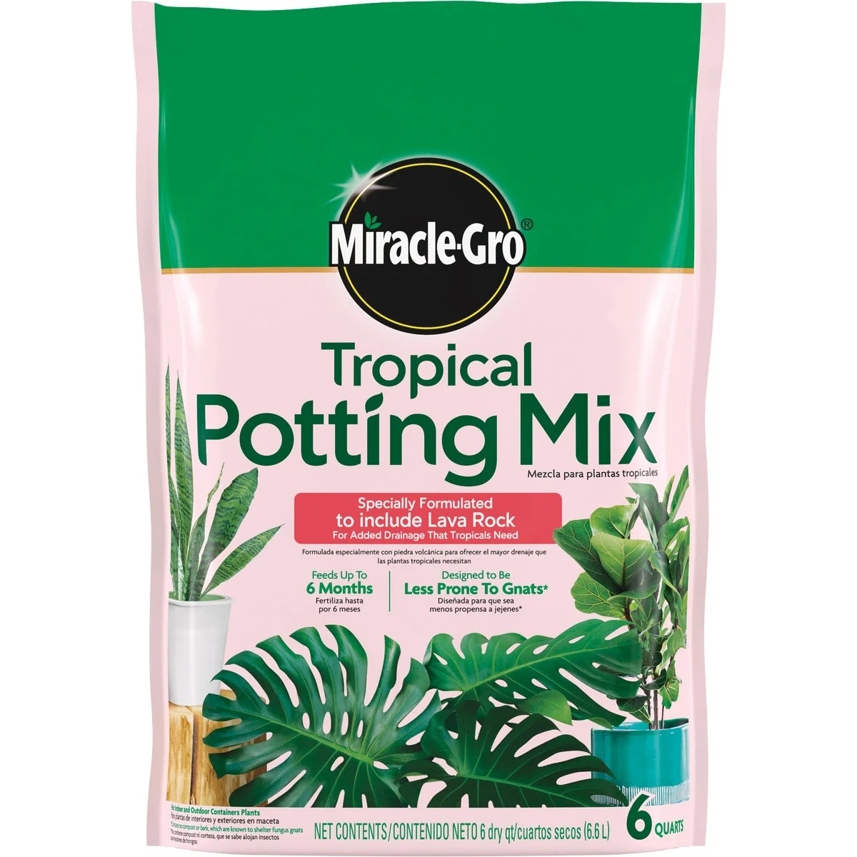 Breathable -Gro 6 Qt. Tropical Potting Mix Certified
